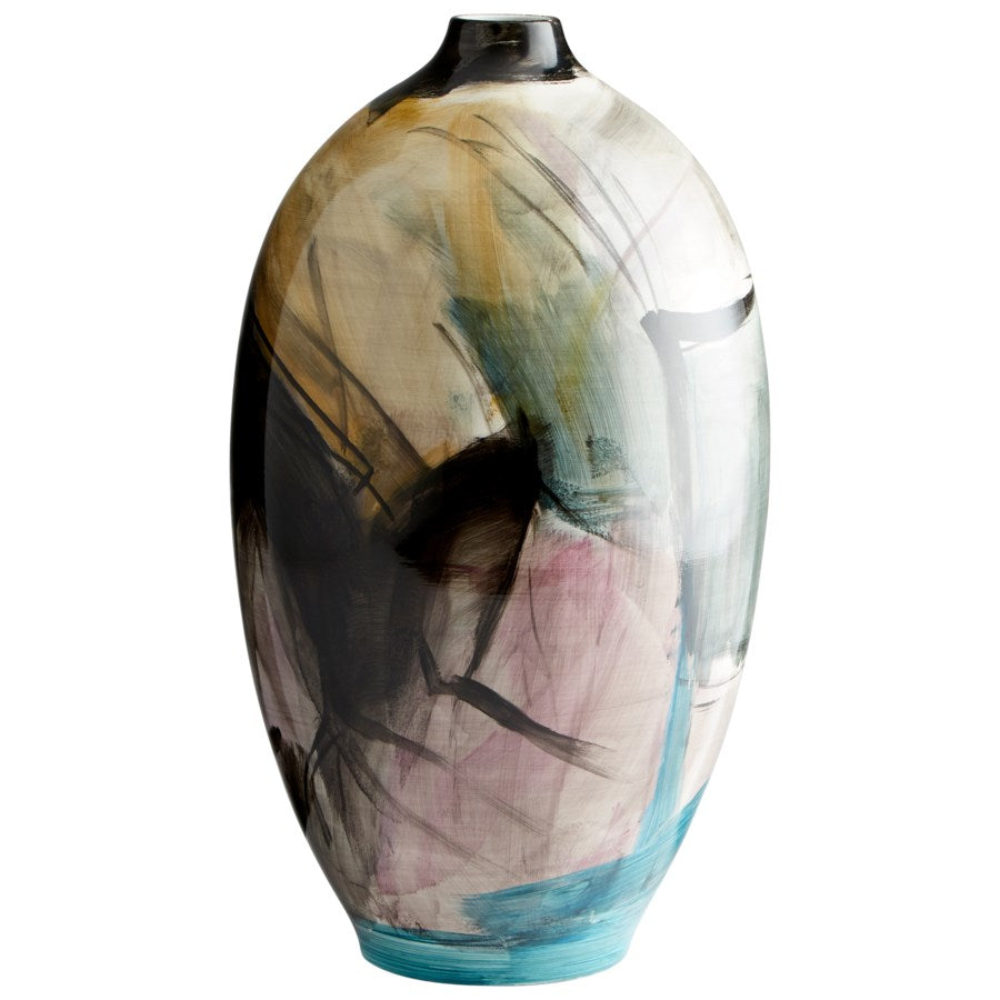 Hand-Painted Multicolored Ceramic Vase#1 - The Nifty Decor