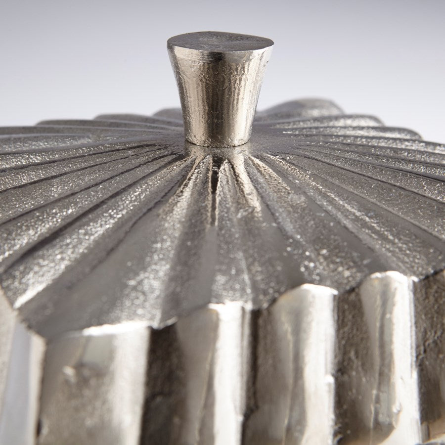Silver Finish containers in two shapes - The Nifty Decor