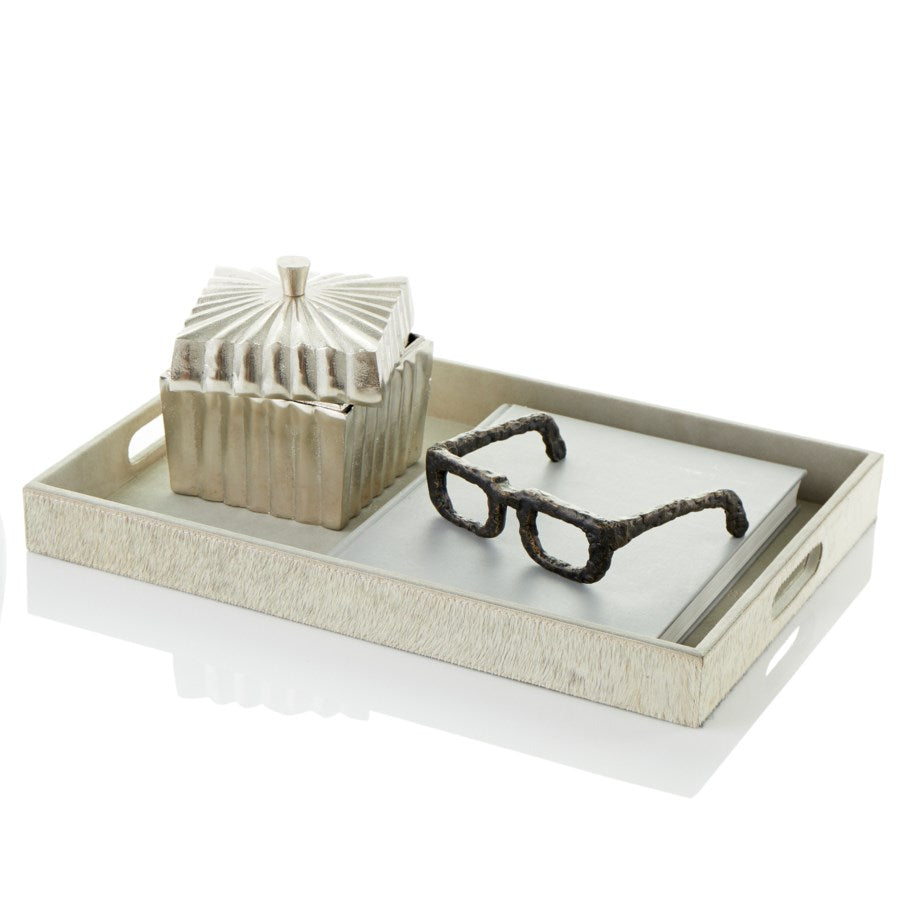 Silver Finish containers in two shapes - The Nifty Decor