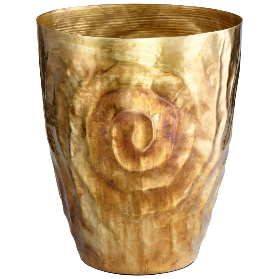 Aluminum Gold Finish Planter - The Nifty Decor