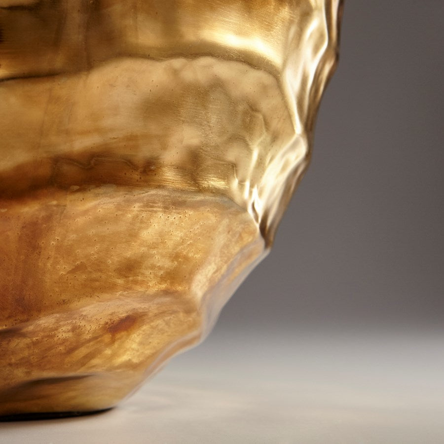 Gold finish pot Vase - The Nifty Decor