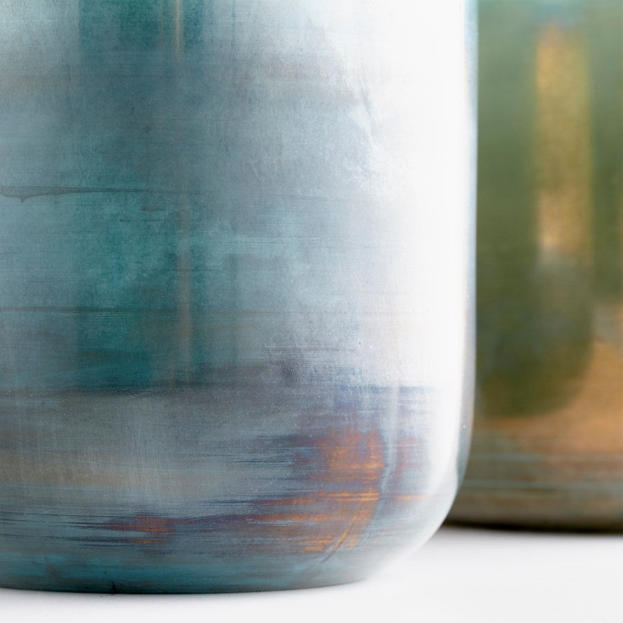 Blue Glass Vase - The Nifty Decor