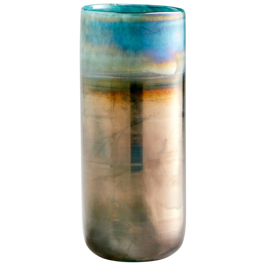 Blue Glass Vase - The Nifty Decor