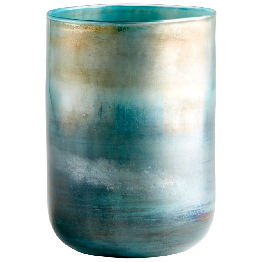 Blue Glass Vase - The Nifty Decor
