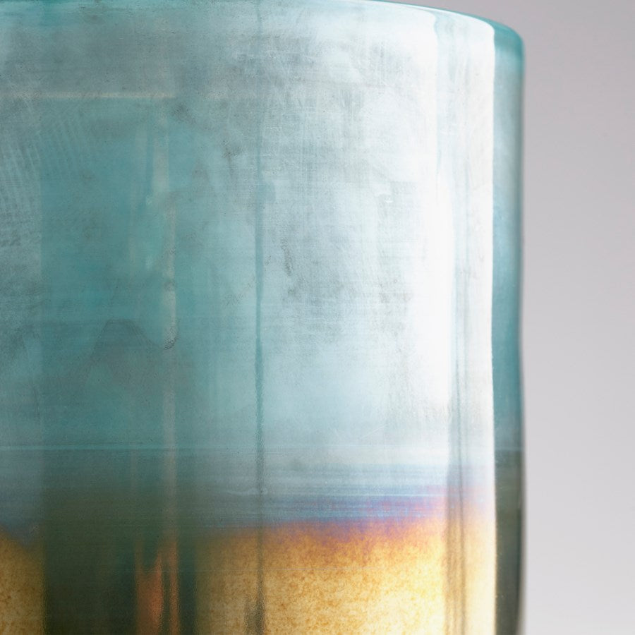 Blue Glass Vase - The Nifty Decor