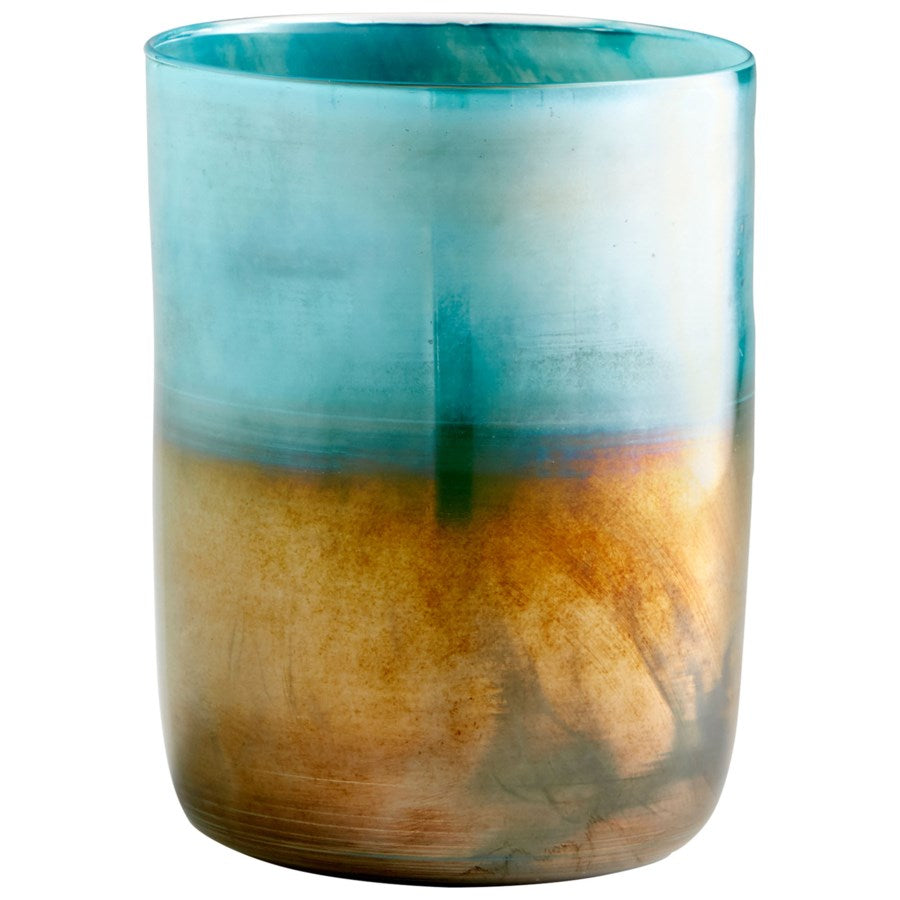 Blue Glass Vase - The Nifty Decor