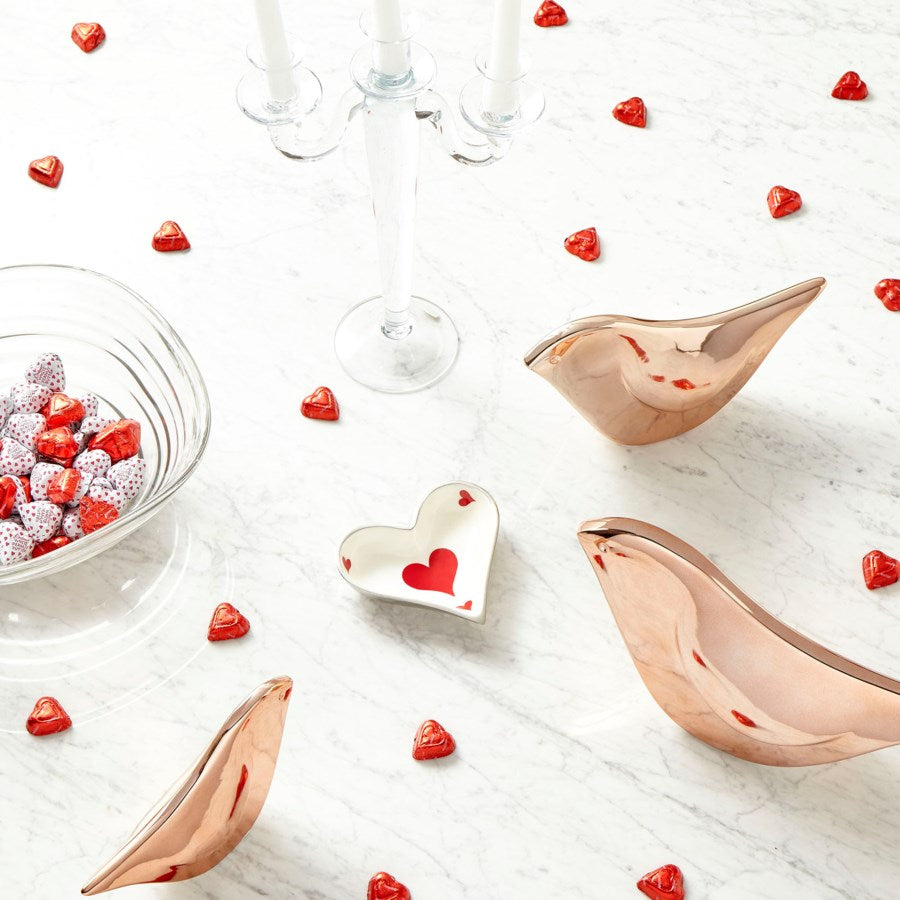 Clear Glass wavy bowl - The Nifty Decor