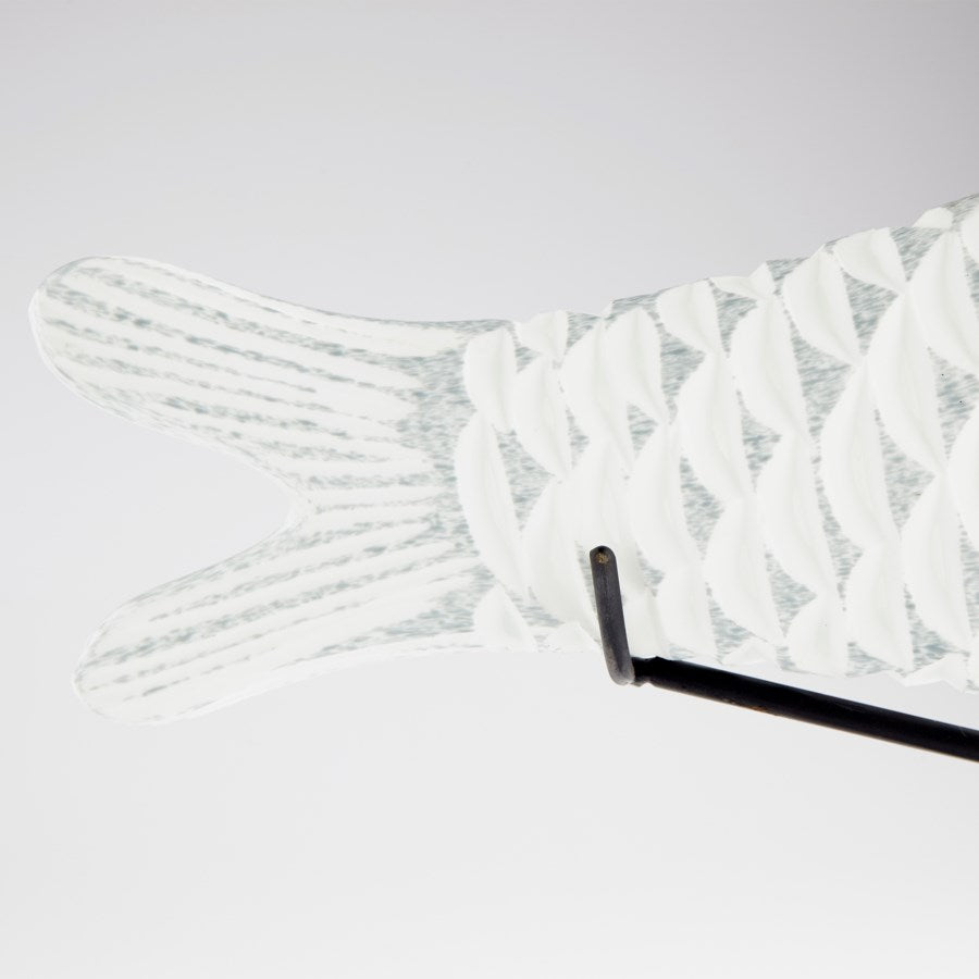 Frosted fish sculpture - The Nifty Decor