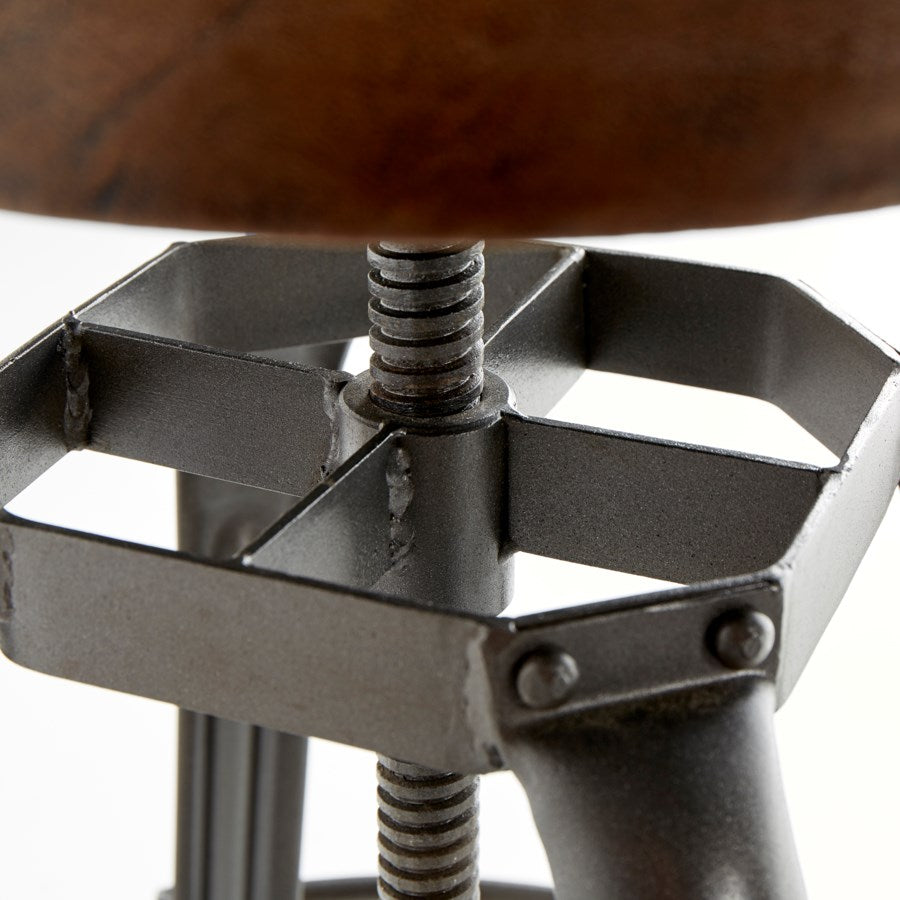 Swiss wooden stool - The Nifty Decor