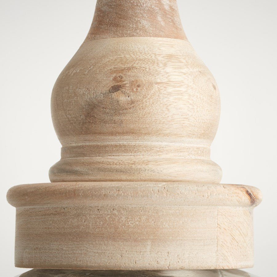 Clear glass pendant - The Nifty Decor