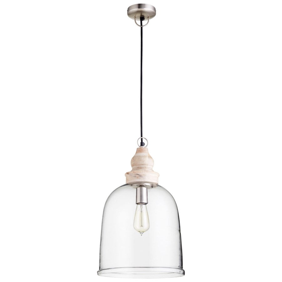 Clear glass pendant - The Nifty Decor