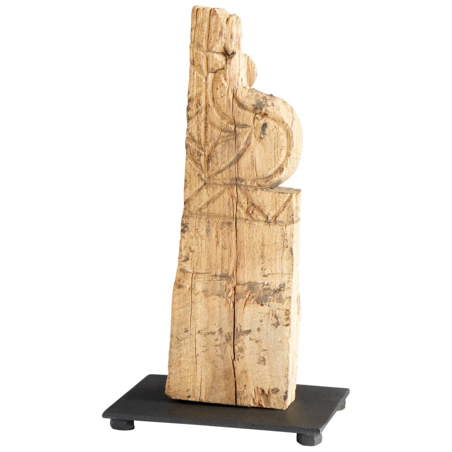 Stone age wooden sculpture - The Nifty Decor