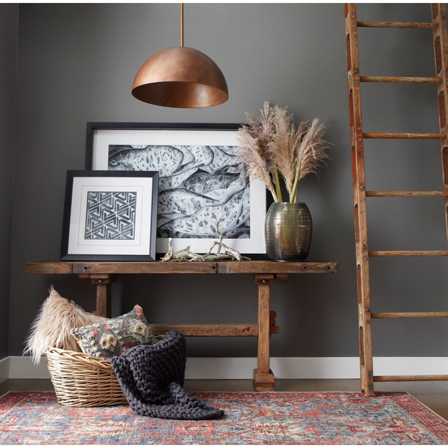 Walnut finish console table - The Nifty Decor
