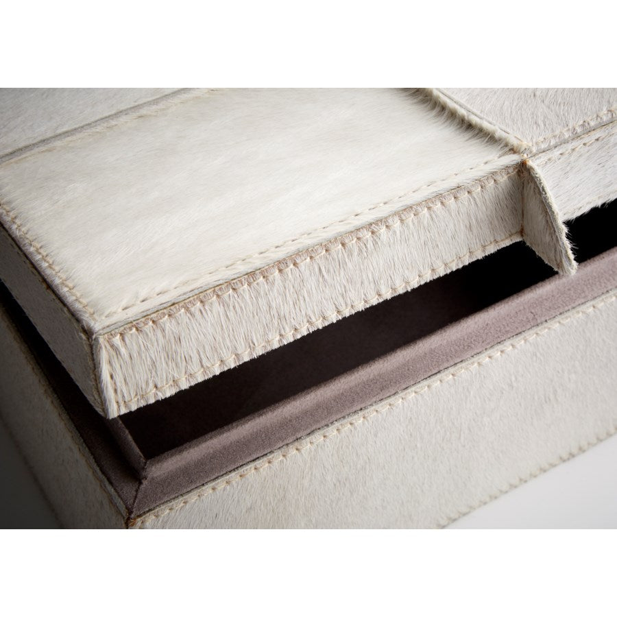 Leather and Suede container - The Nifty Decor