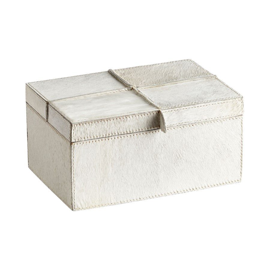 Leather and Suede container - The Nifty Decor