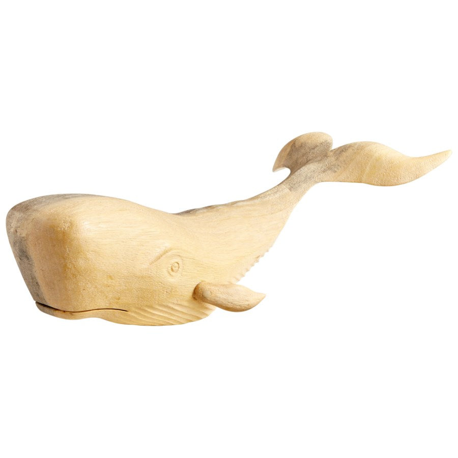 Wooden Whale sculpture - The Nifty Decor