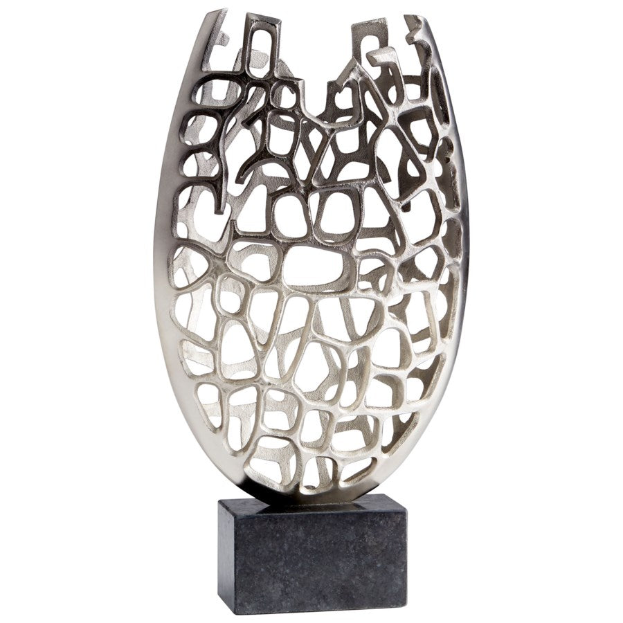 Perforated trophy sculpture - The Nifty Decor