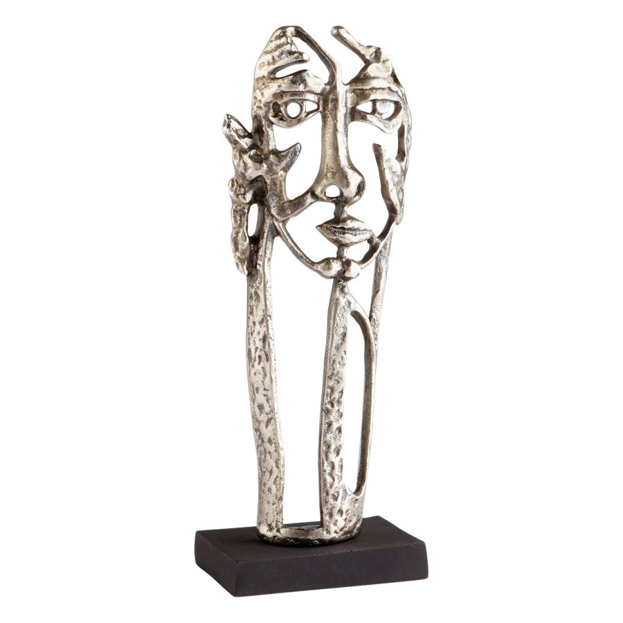 Sculpture depicting facial forms - The Nifty Decor
