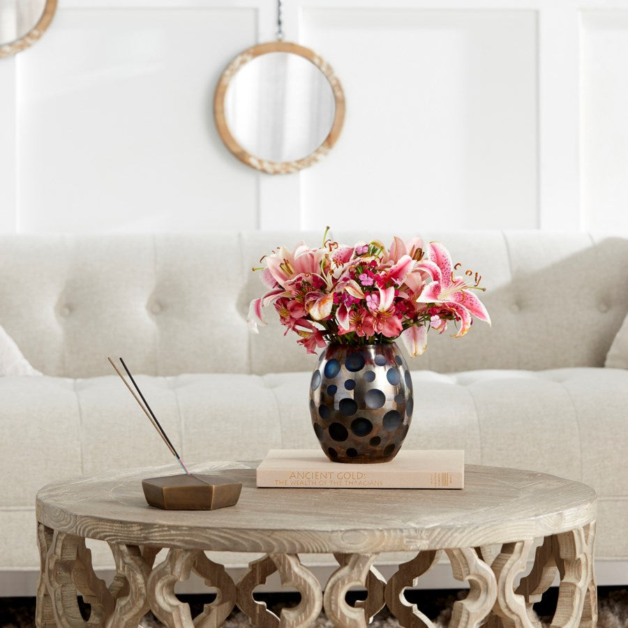 Pine finish coffee table - The Nifty Decor