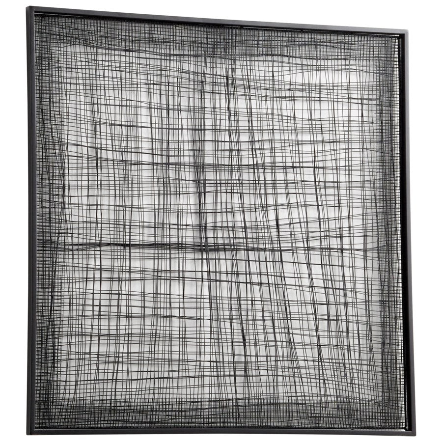 Checkered wire wall decor - The Nifty Decor
