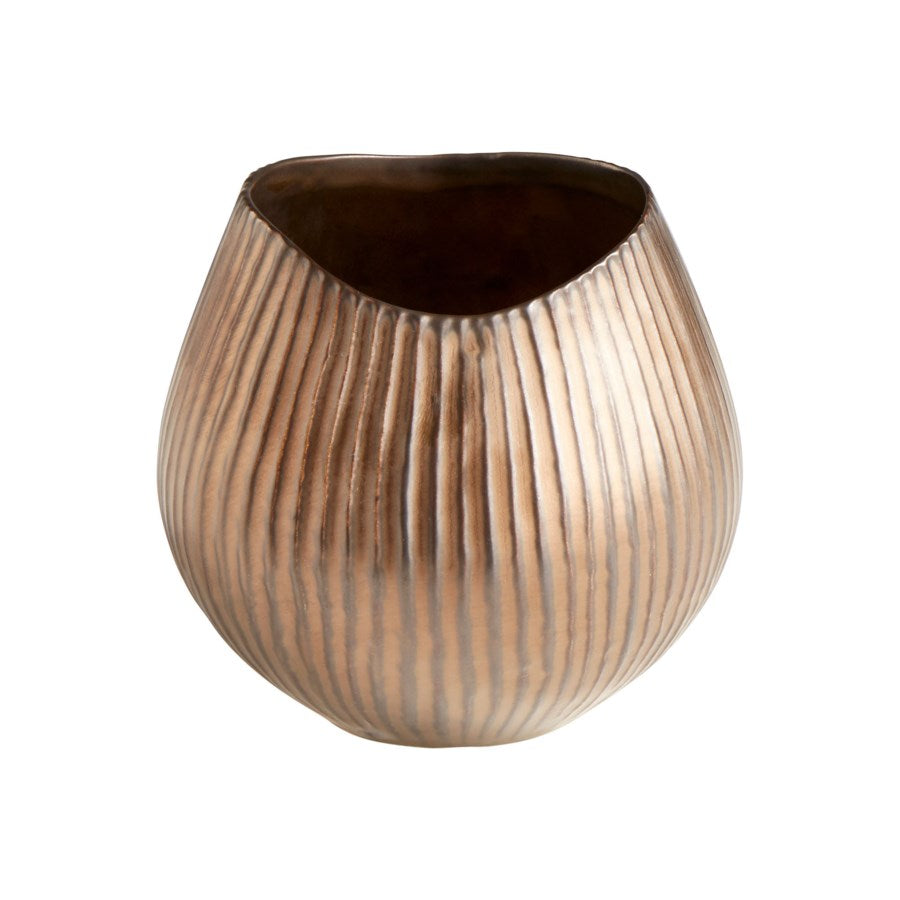 Gold Finish pot candleholder - The Nifty Decor