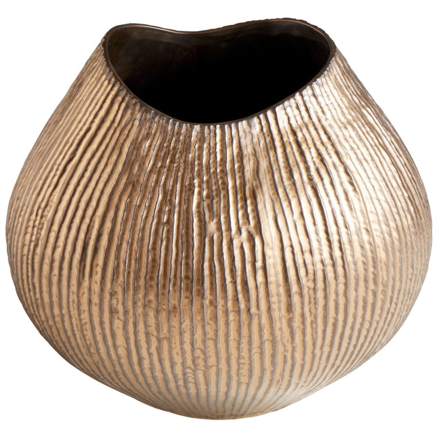 Gold Finish pot candleholder - The Nifty Decor