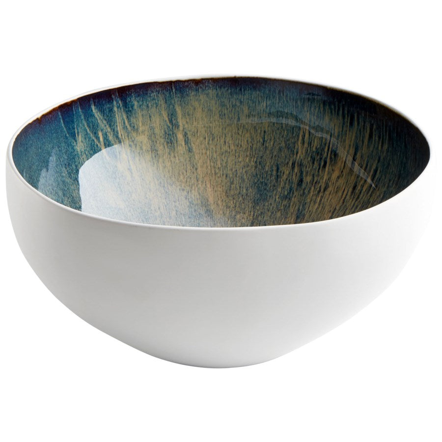 White Oyster Finish Bowl - The Nifty Decor