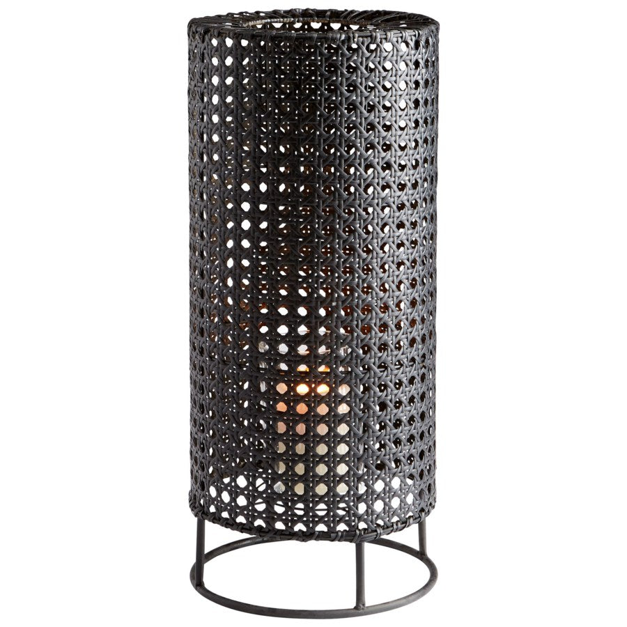Rattan Glass Candleholder - The Nifty Decor