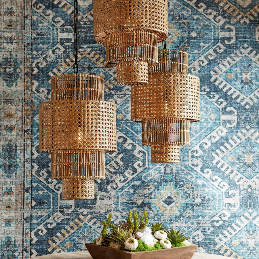 Three-tier bamboo pendant - The Nifty Decor