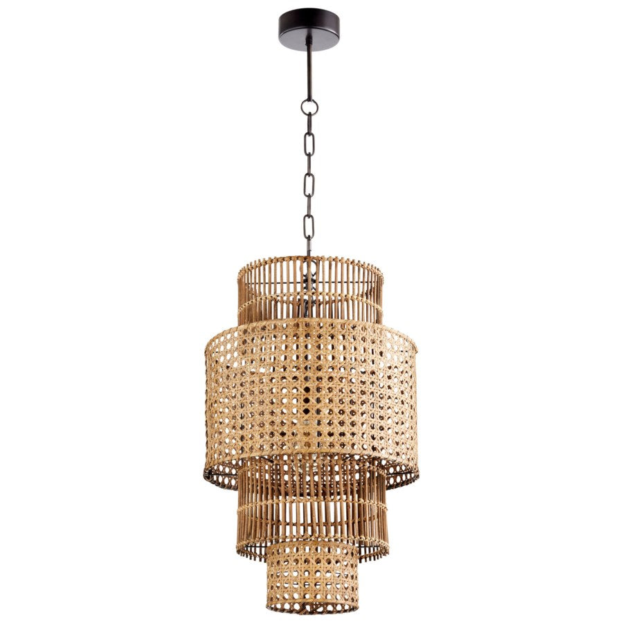 Three-tier bamboo pendant - The Nifty Decor