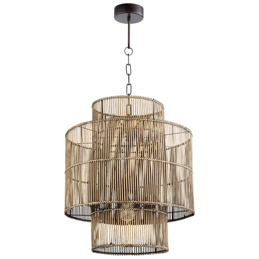 Woven fixture bamboo shade - The Nifty Decor