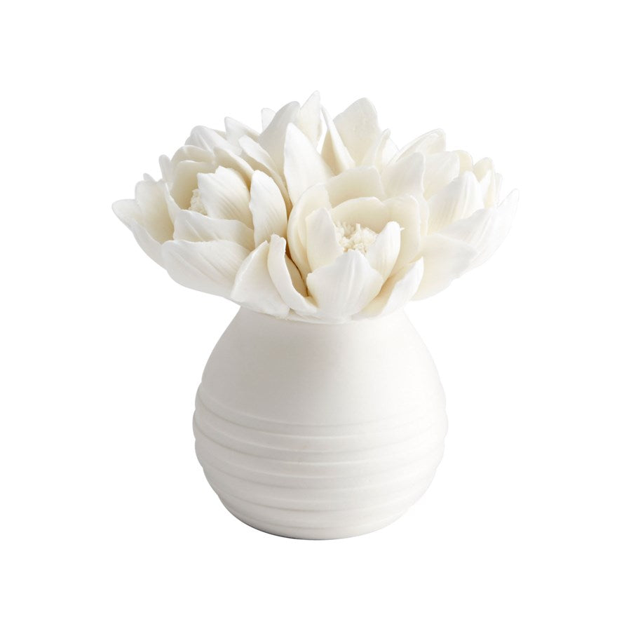 Blooming ceramic Flower sculpture - The Nifty Decor