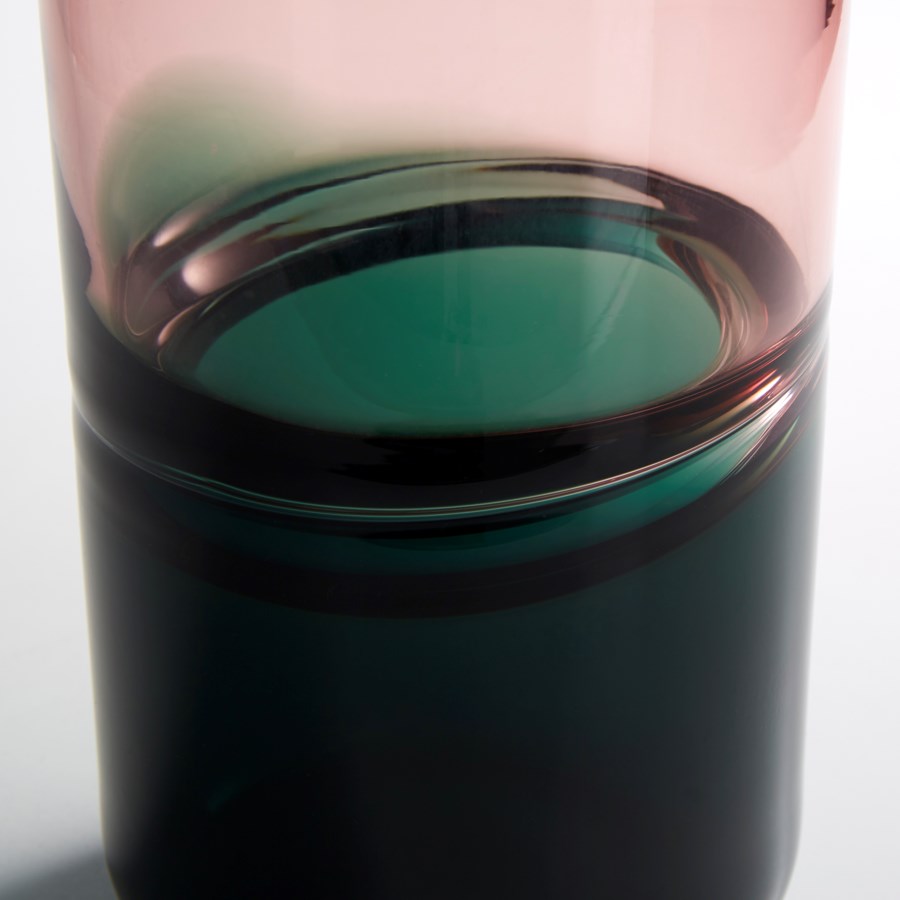 Blush Green Glass Vase - The Nifty Decor