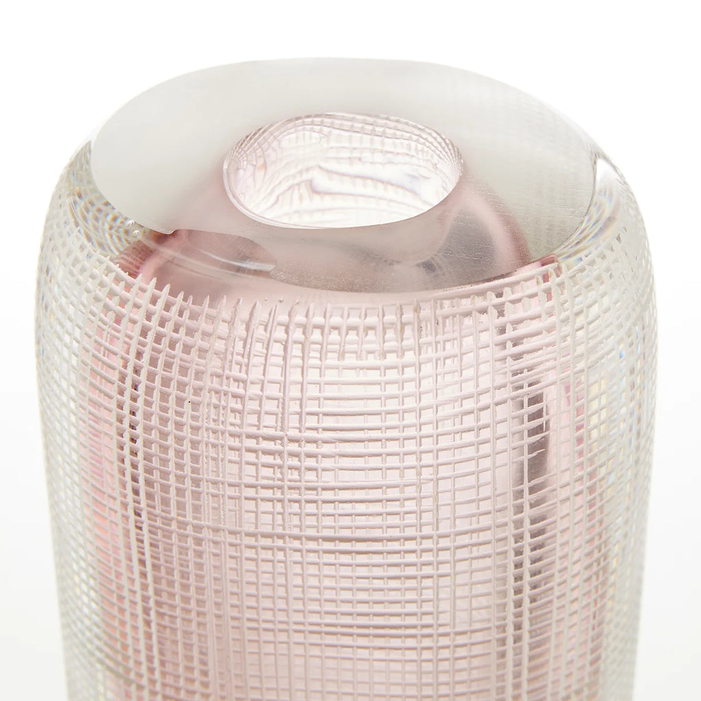 Plum Clear Vase - Bombay Mercantile