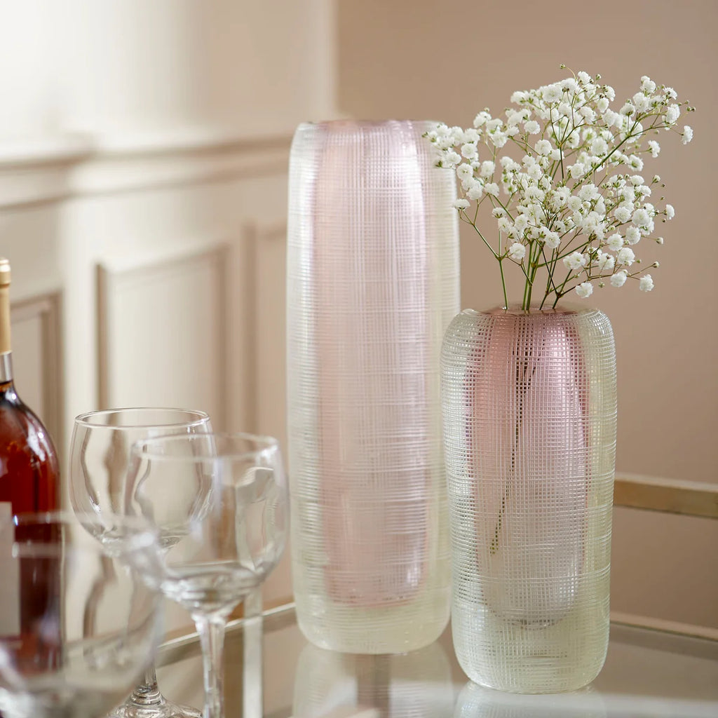 Plum Clear Vase - Bombay Mercantile