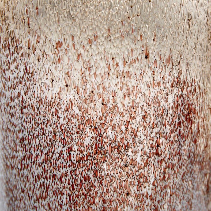 Bluish and Gold Dust Finish Vase - The Nifty Decor
