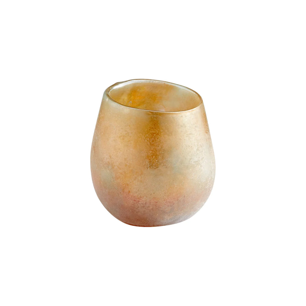 Amber Scavo Glass Vase - Bombay Mercantile