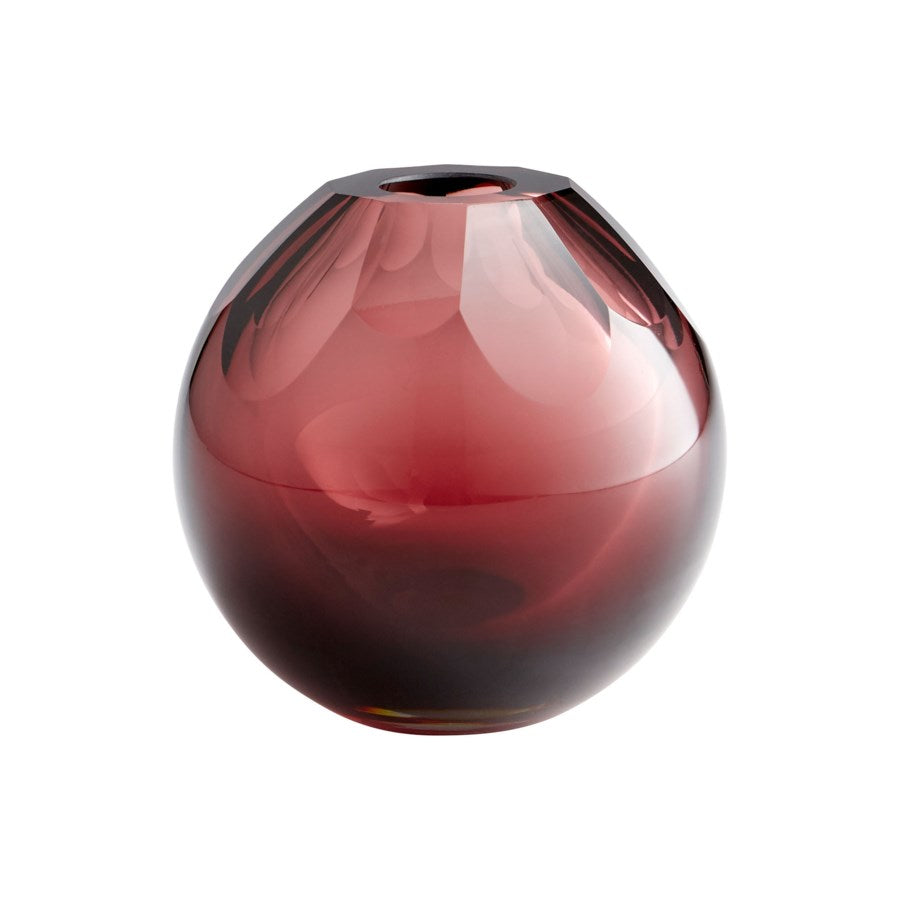 Wine color Glass Vase - The Nifty Decor
