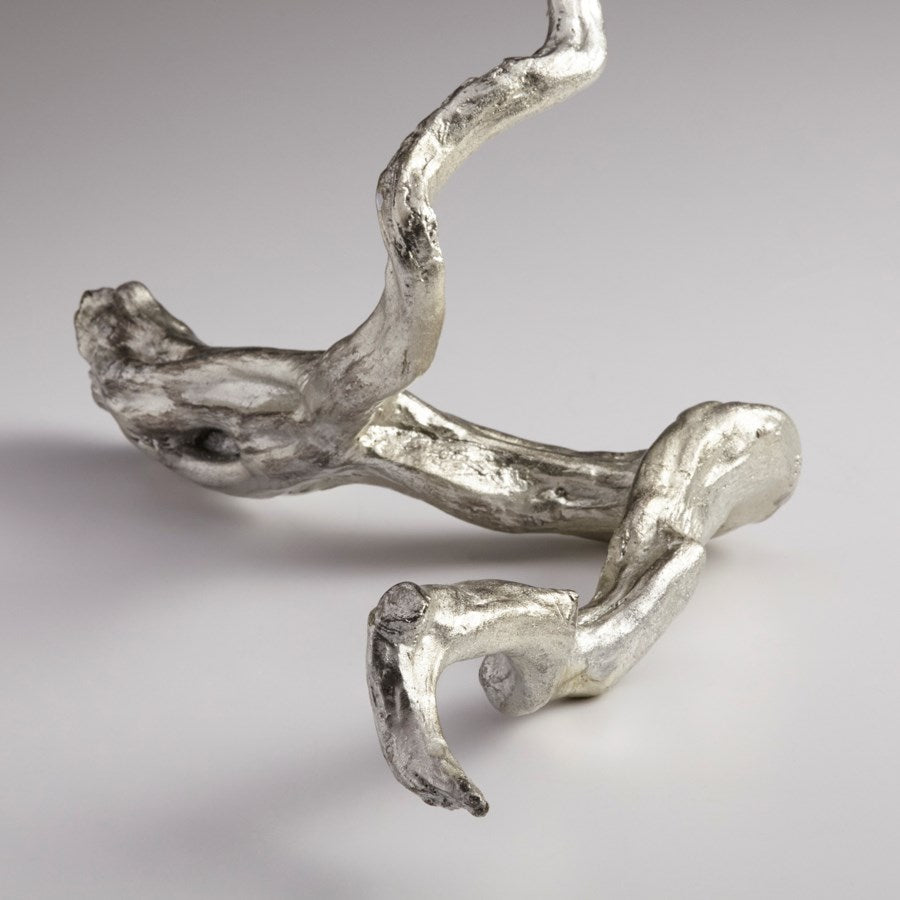 Dried silver branch sculpture - The Nifty Decor