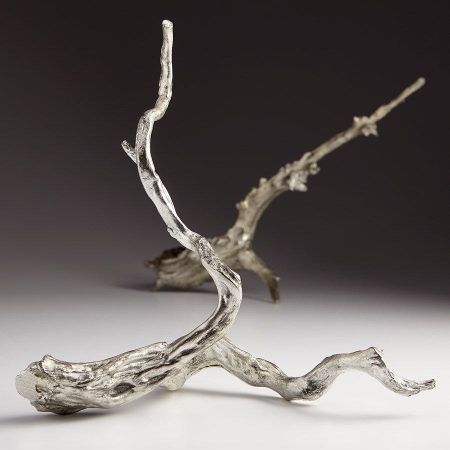 Dried silver branch sculpture - The Nifty Decor