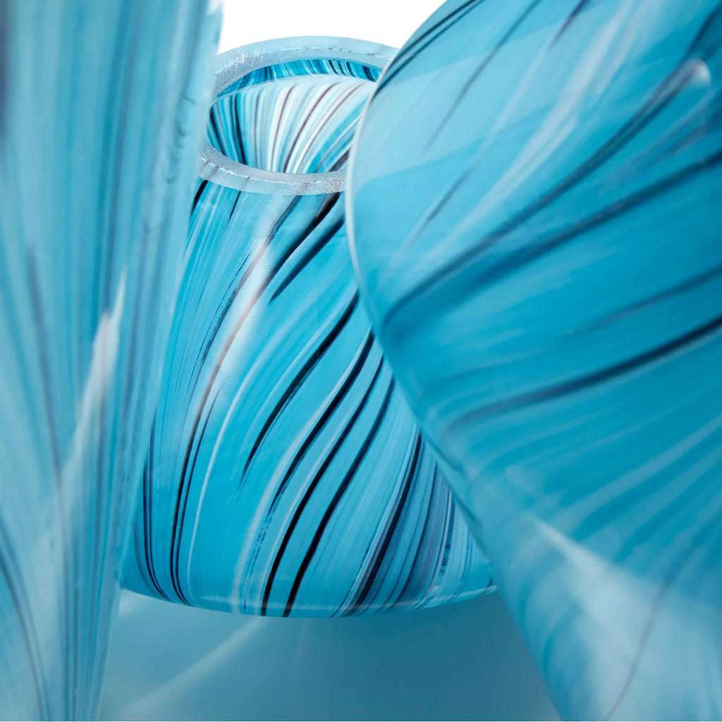Bright Blue Vase - Bombay Mercantile