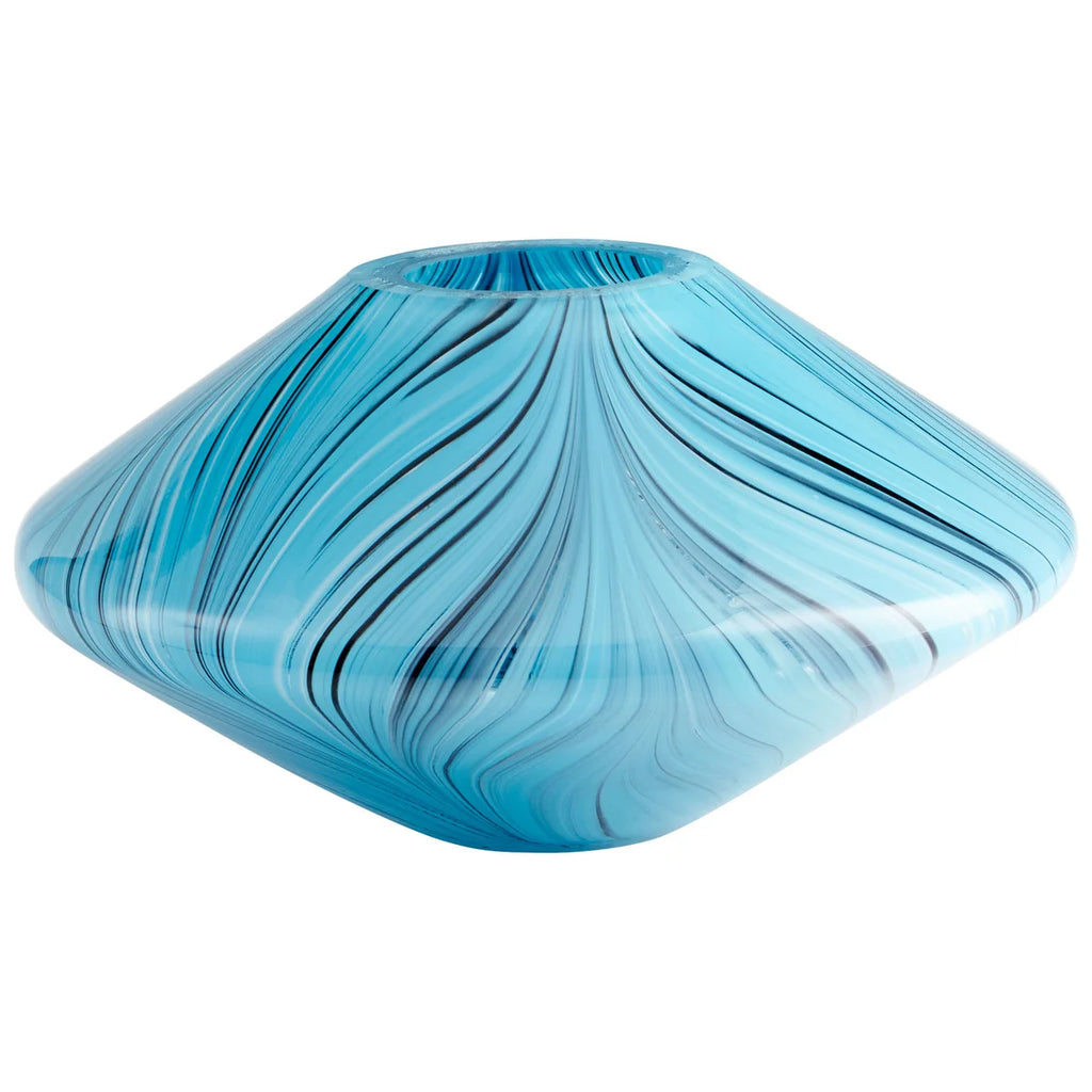 Bright Blue Vase - Bombay Mercantile