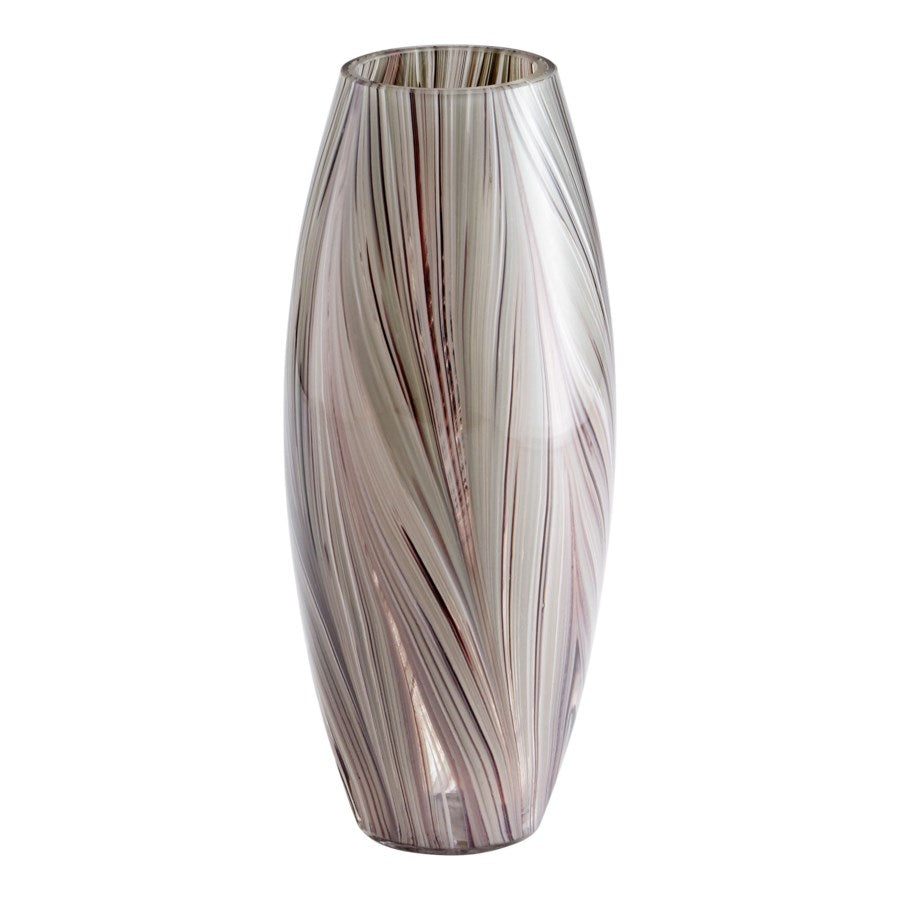 Grey Drum shape Vase - The Nifty Decor