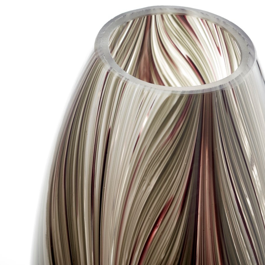 Grey Drum shape Vase - The Nifty Decor