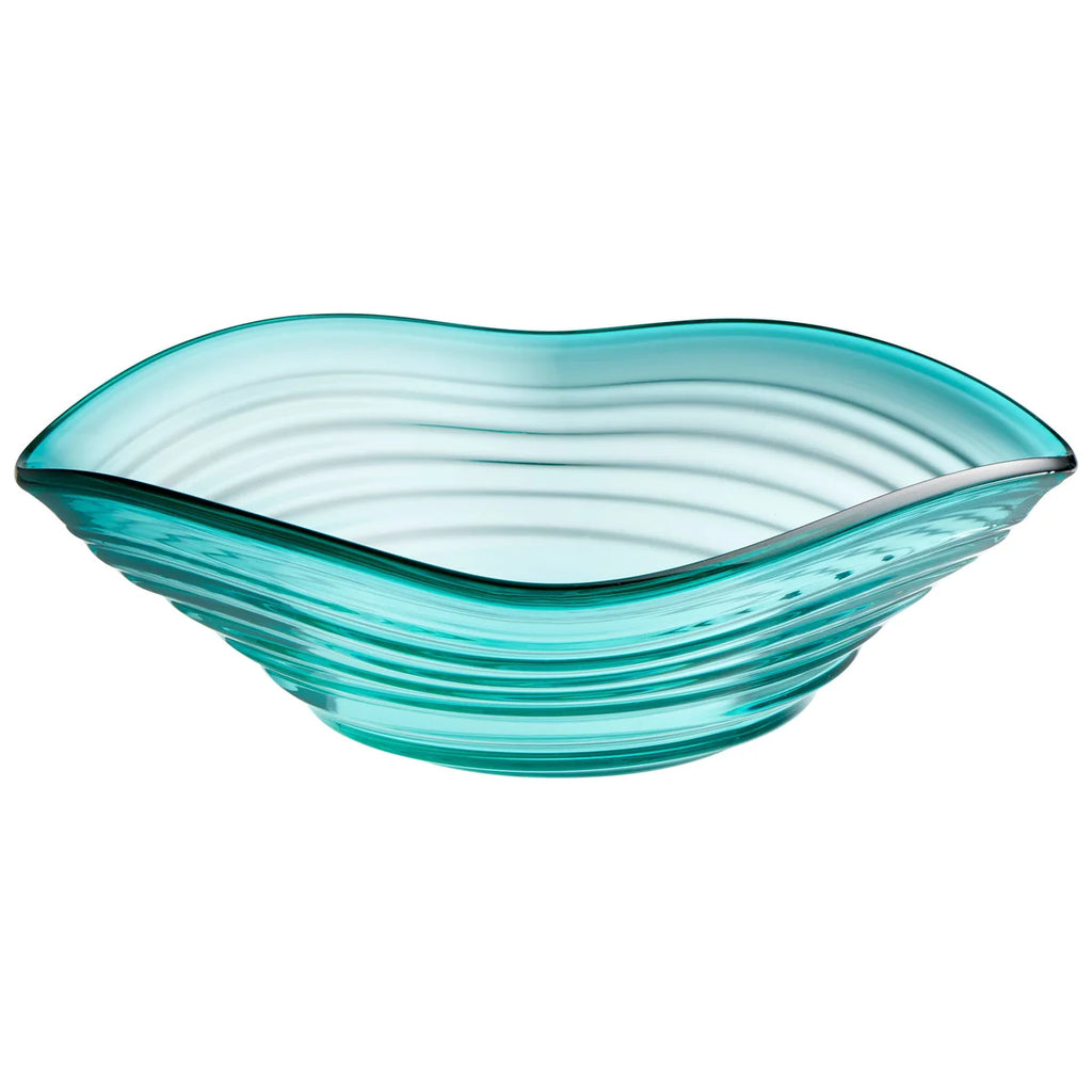 Ocean Blue Glass Bowl - Bombay Mercantile