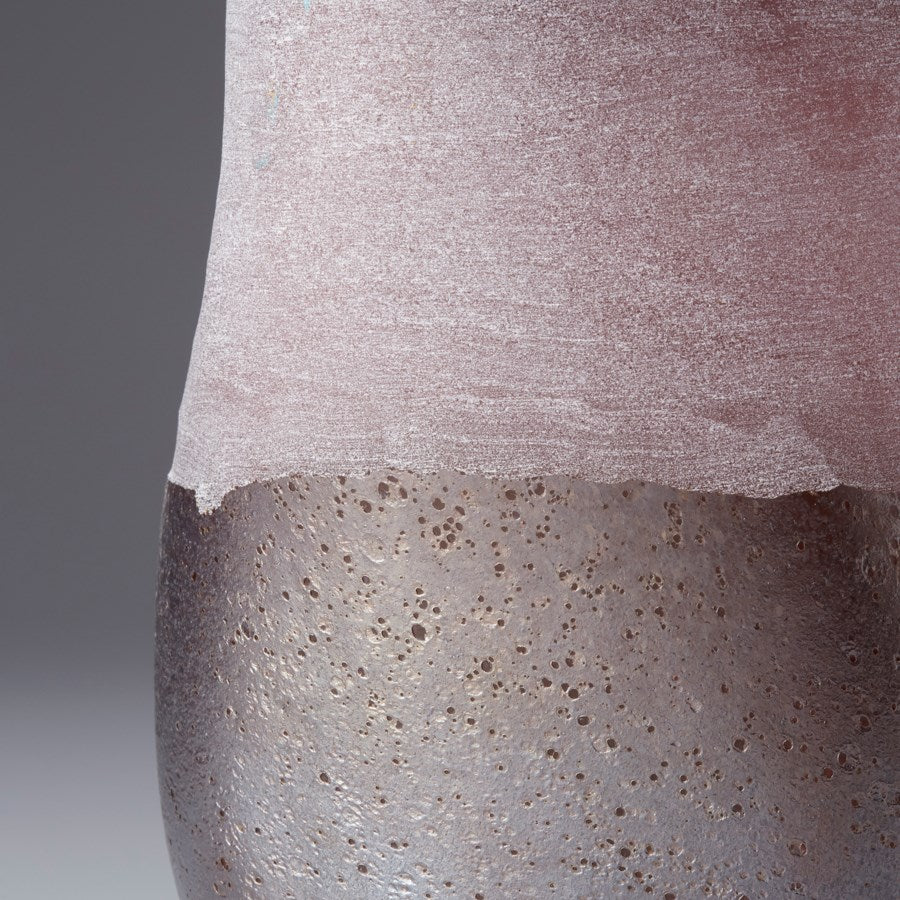 Iron Glazed Glass Vase - The Nifty Decor