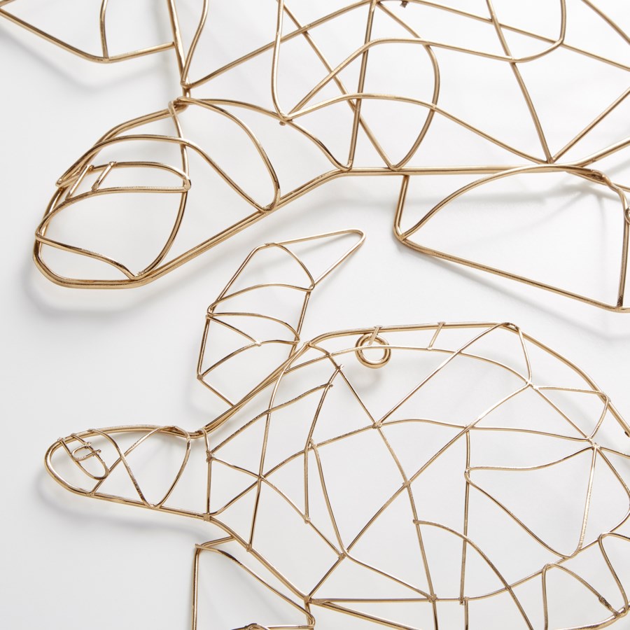 Open aired tortoise wall art - The Nifty Decor