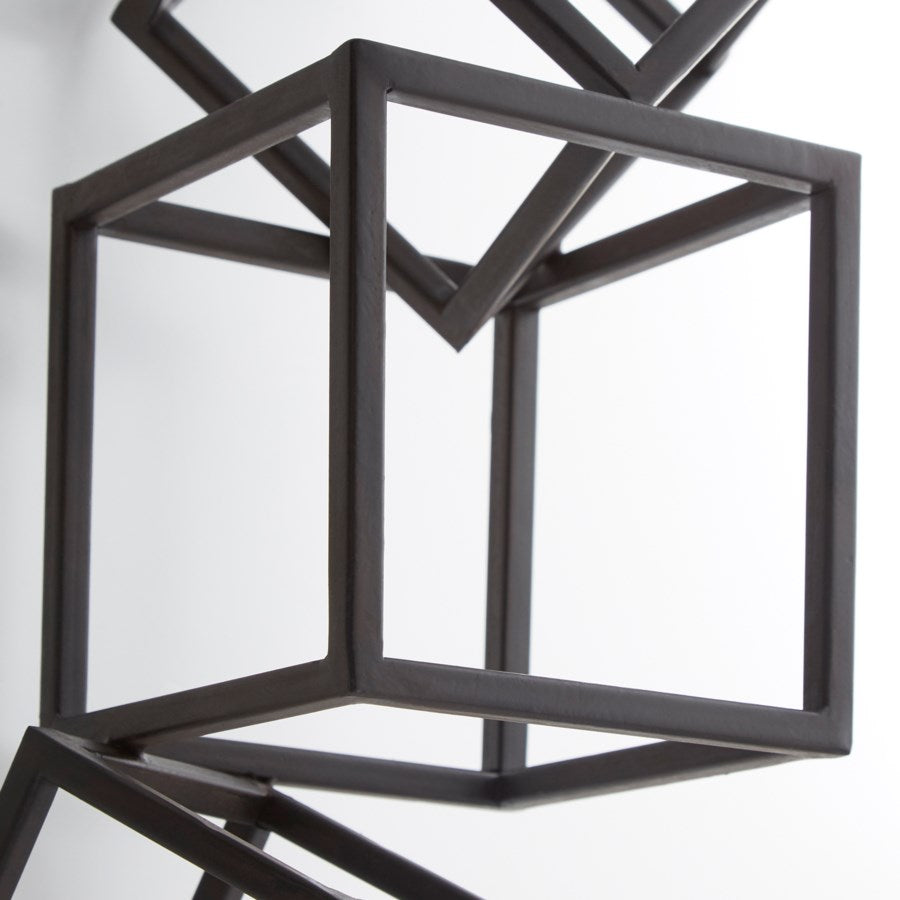 Cube climber wall art - The Nifty Decor