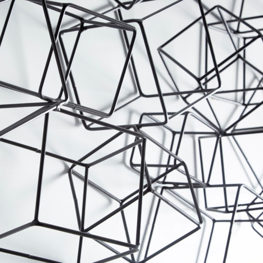 3D cubical wall art - The Nifty Decor