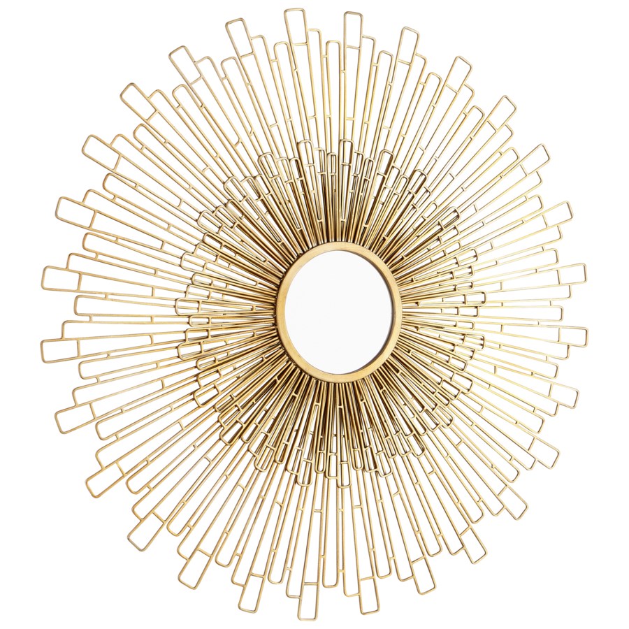 Golden layered tab mirror - The Nifty Decor